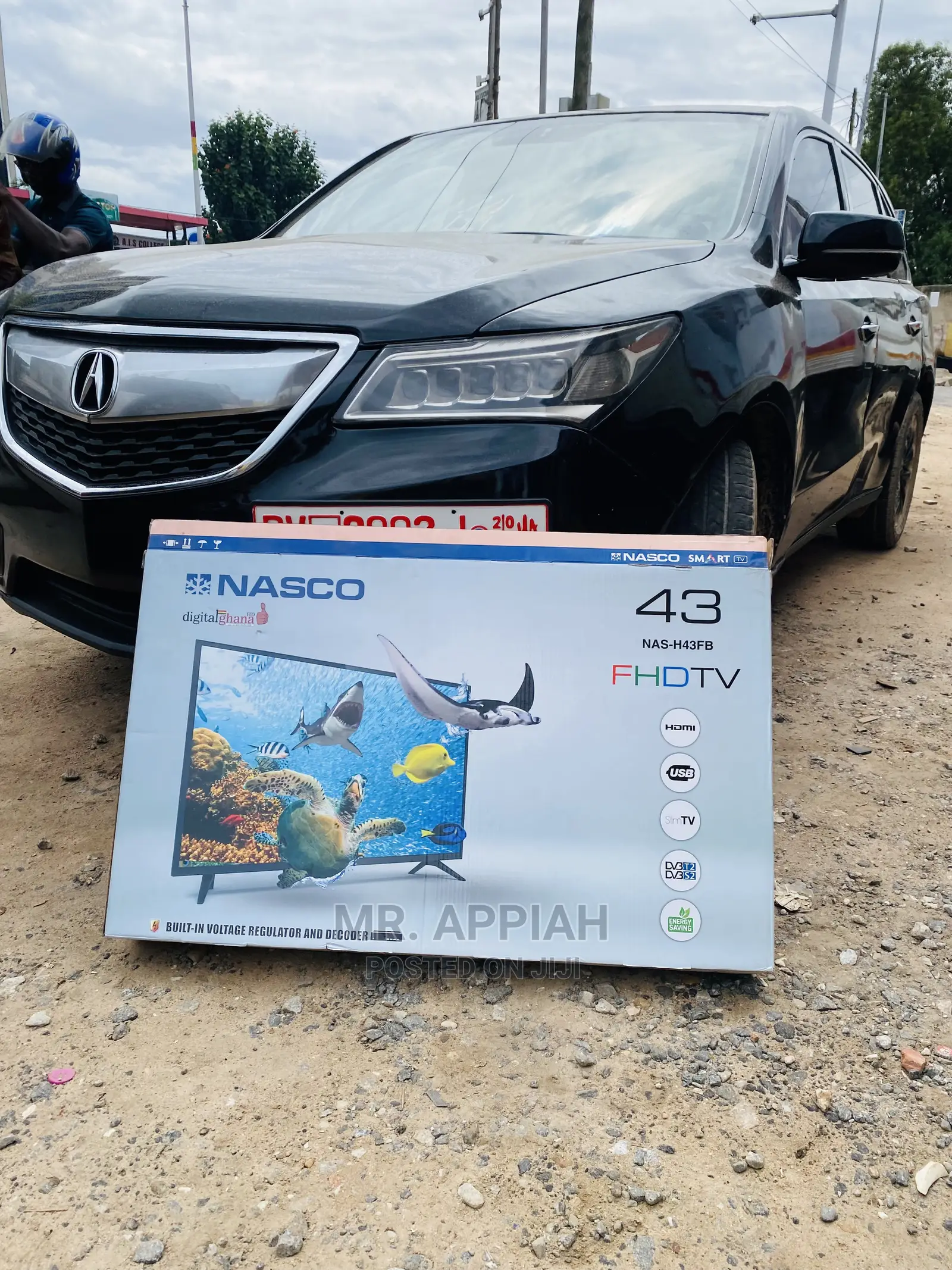 Grab 43 in Nasco(Nas-H43fb)Fhd Digital Satelite Tv $.;