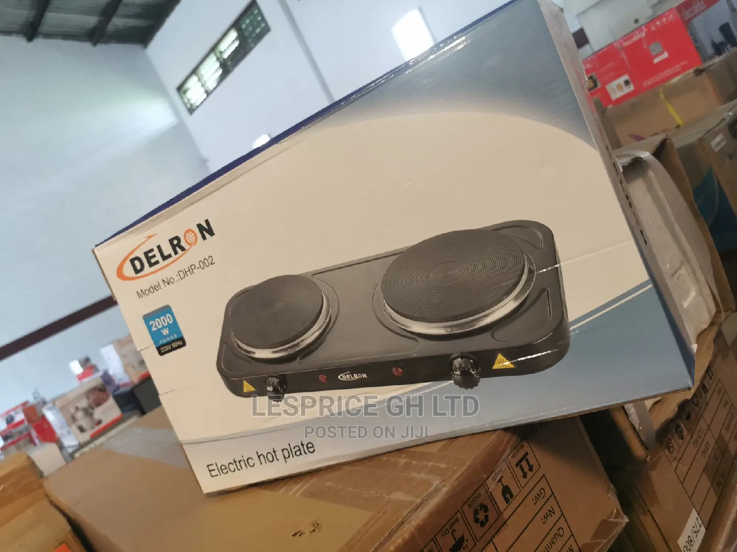 Delron DHP- 2 Burner Hot Plate – 2000W