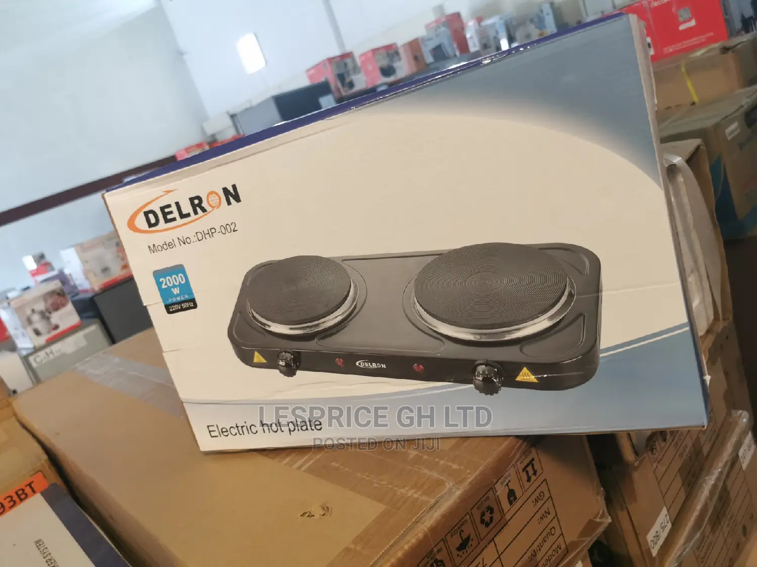 Delron DHP- 2 Burner Hot Plate – 2000W