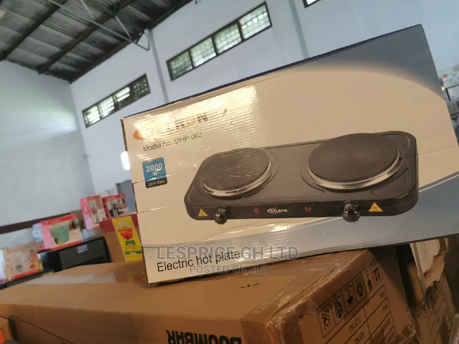 Delron DHP- 2 Burner Hot Plate – 2000W
