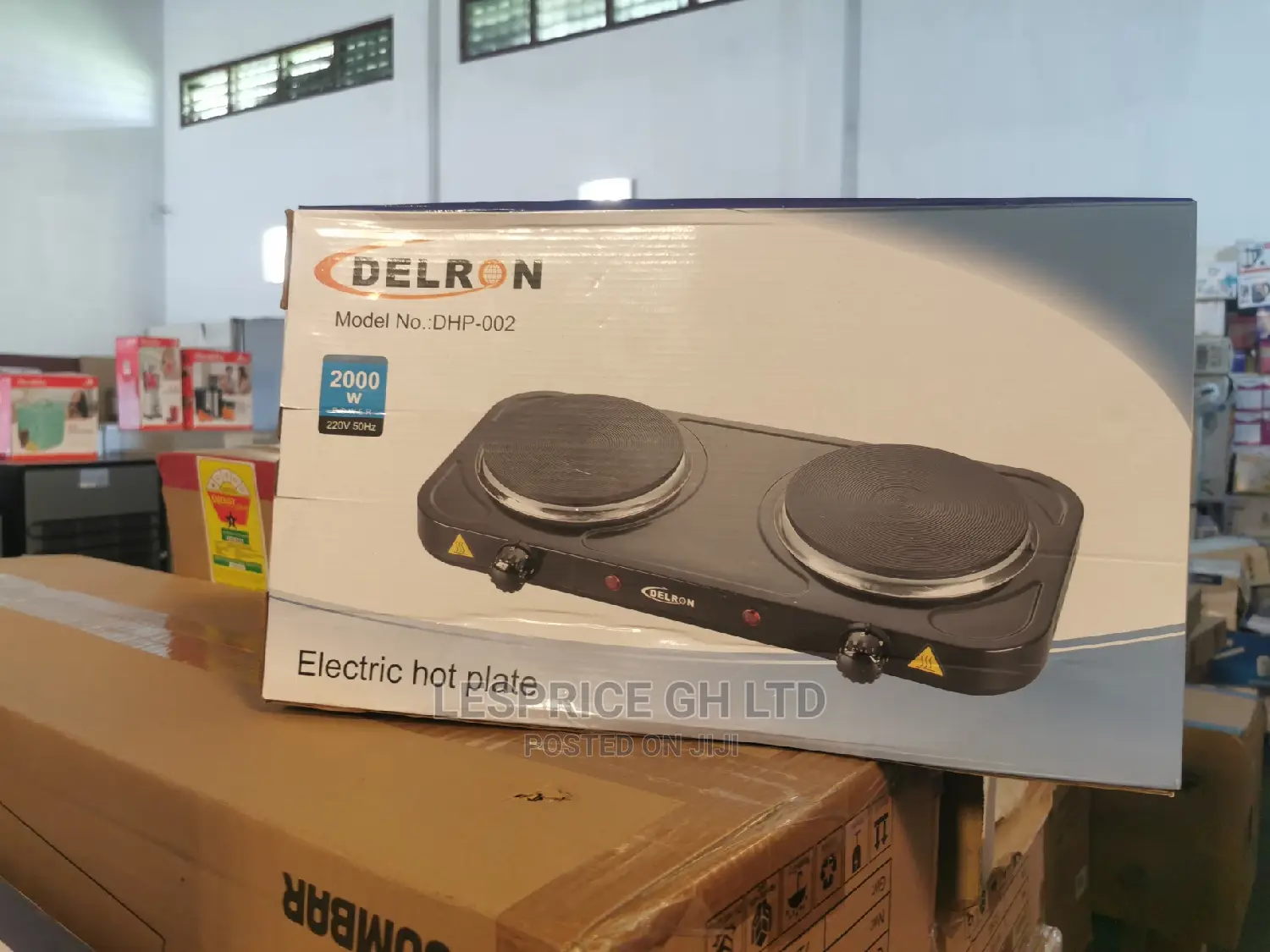 Delron DHP- 2 Burner Hot Plate – 2000W