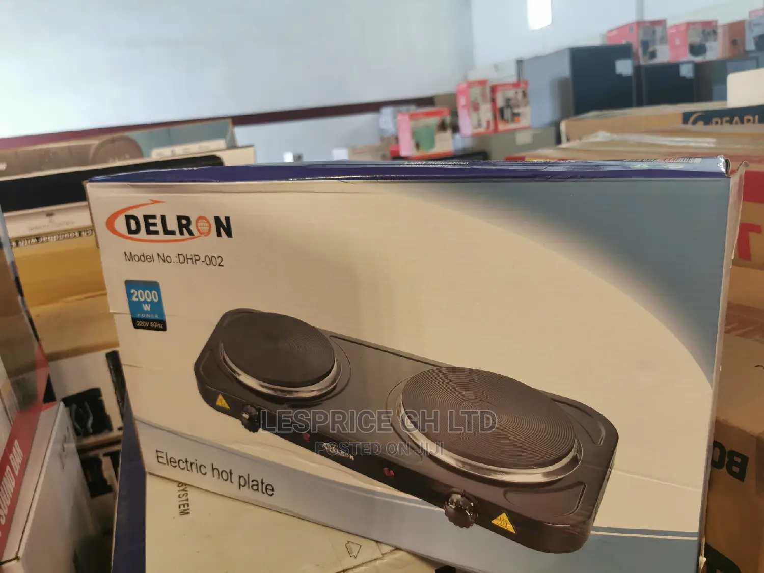 Delron DHP- 2 Burner Hot Plate – 2000W
