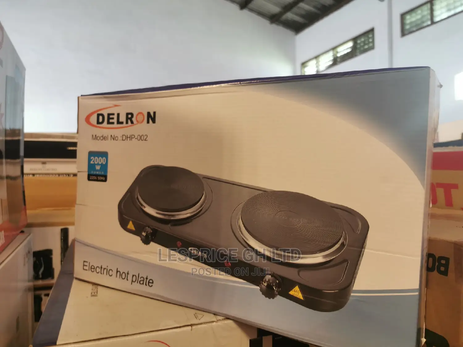 Delron DHP- 2 Burner Hot Plate – 2000W