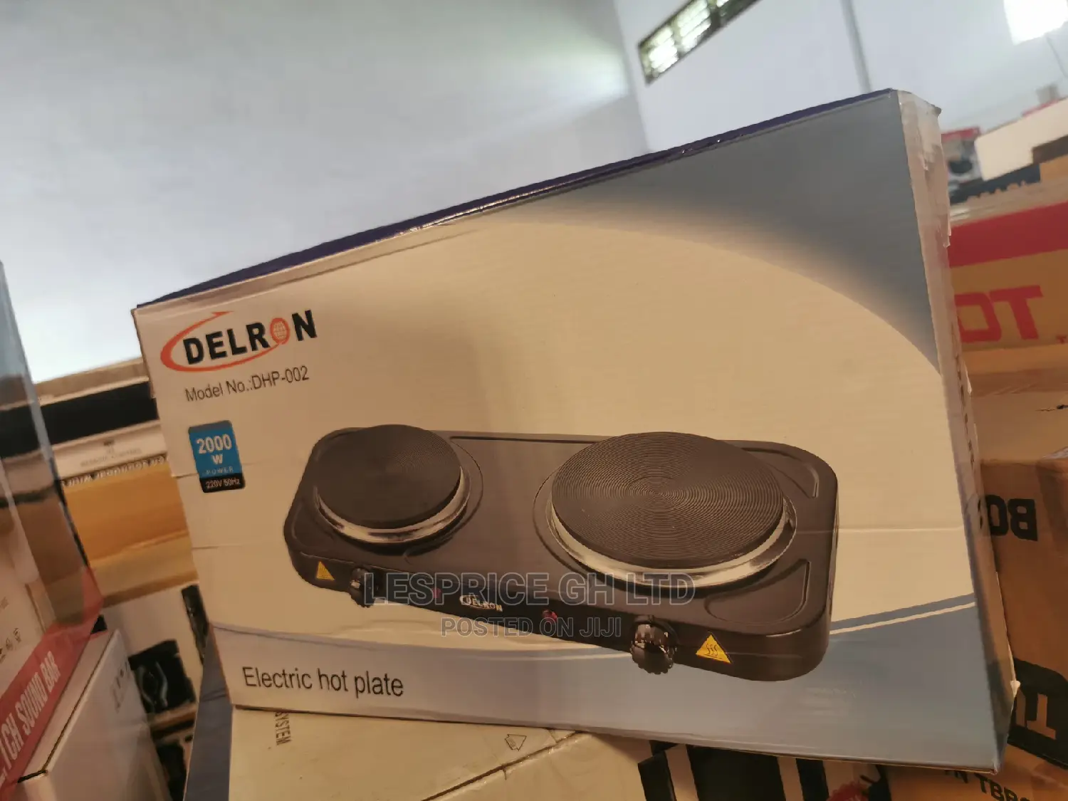 Delron DHP- 2 Burner Hot Plate – 2000W