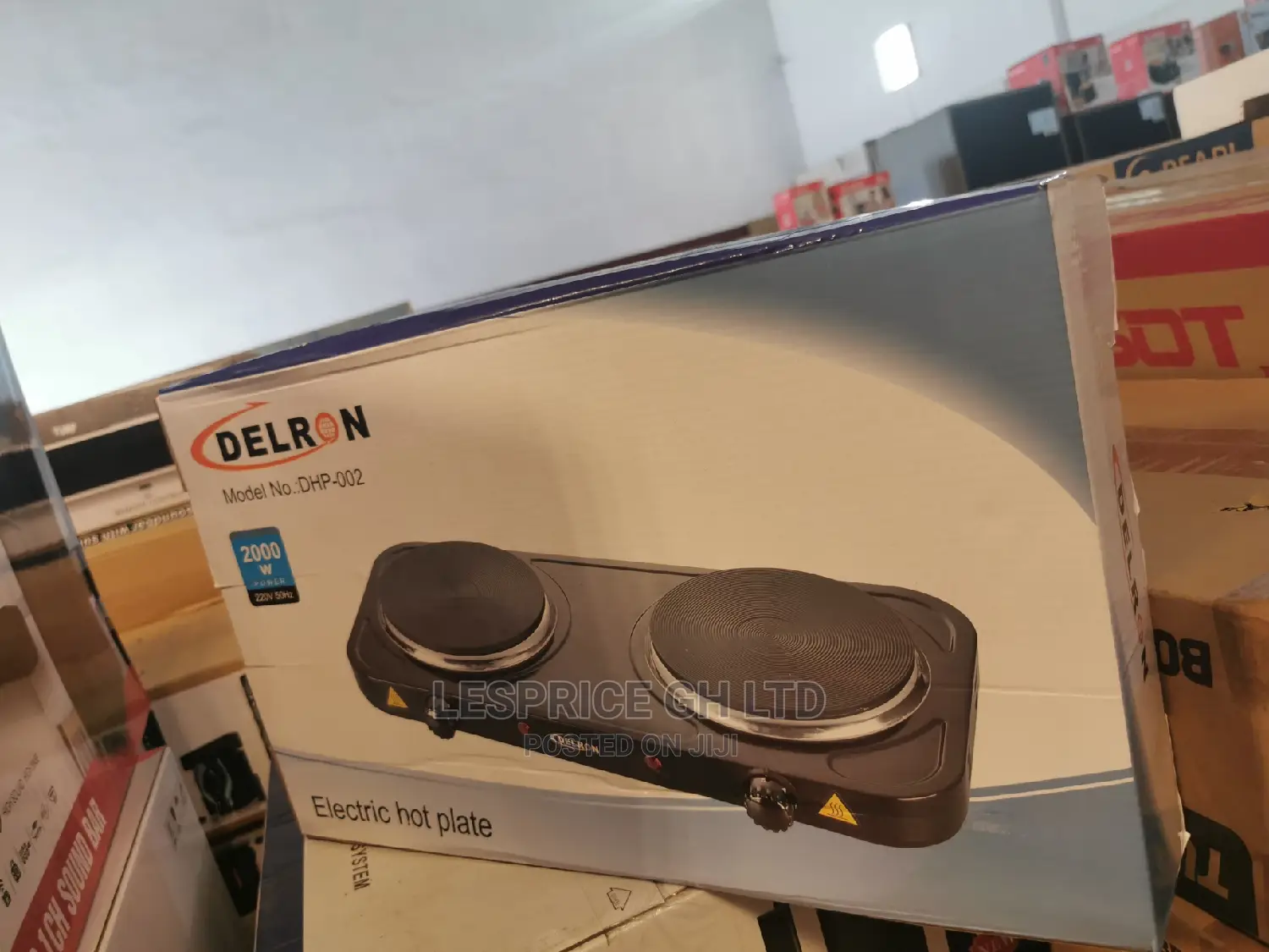 Delron DHP- 2 Burner Hot Plate – 2000W