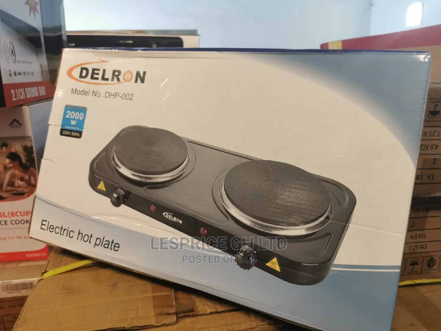 Delron DHP- 2 Burner Hot Plate – 2000W