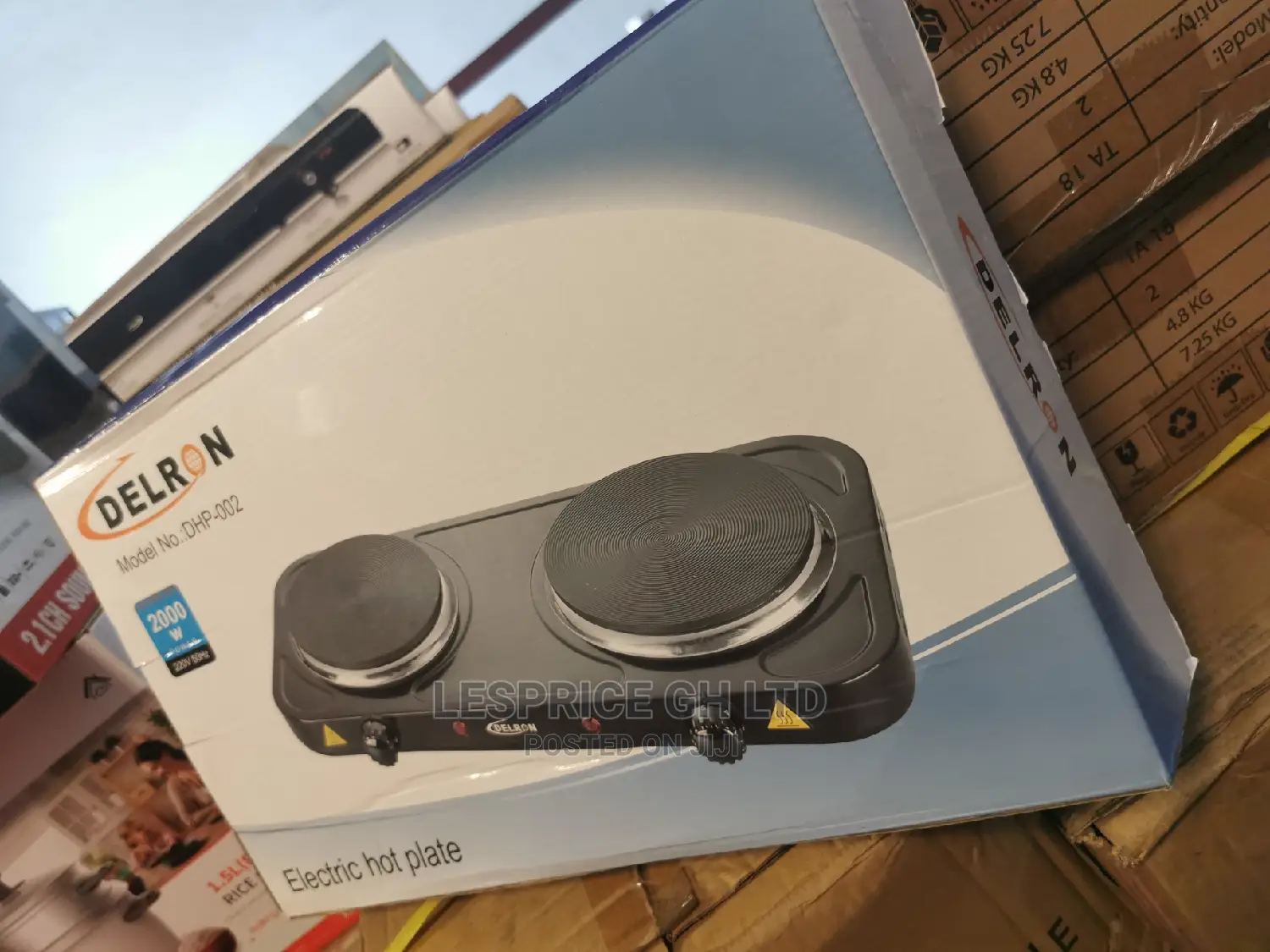Delron DHP- 2 Burner Hot Plate – 2000W