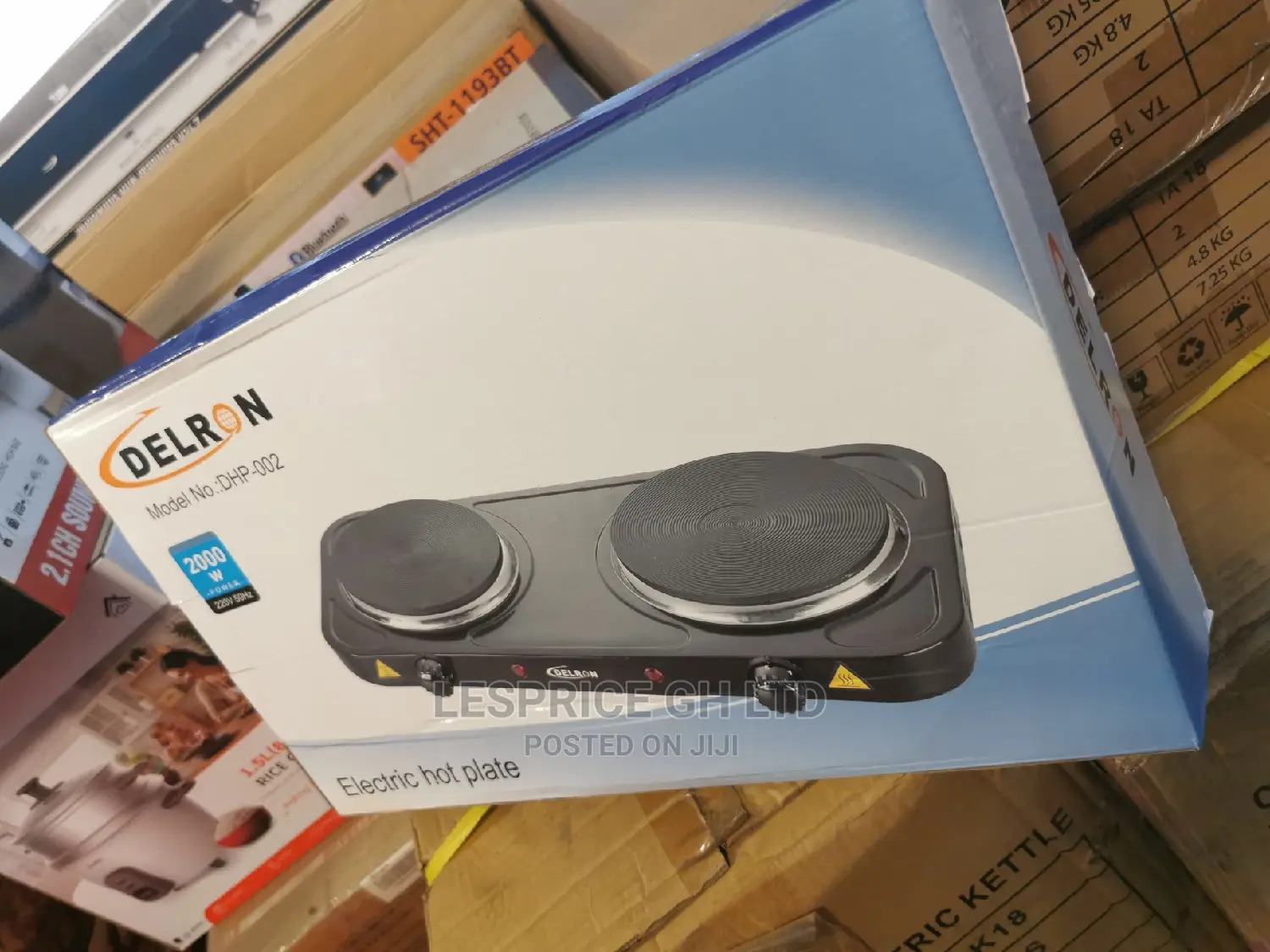 Delron DHP- 2 Burner Hot Plate – 2000W