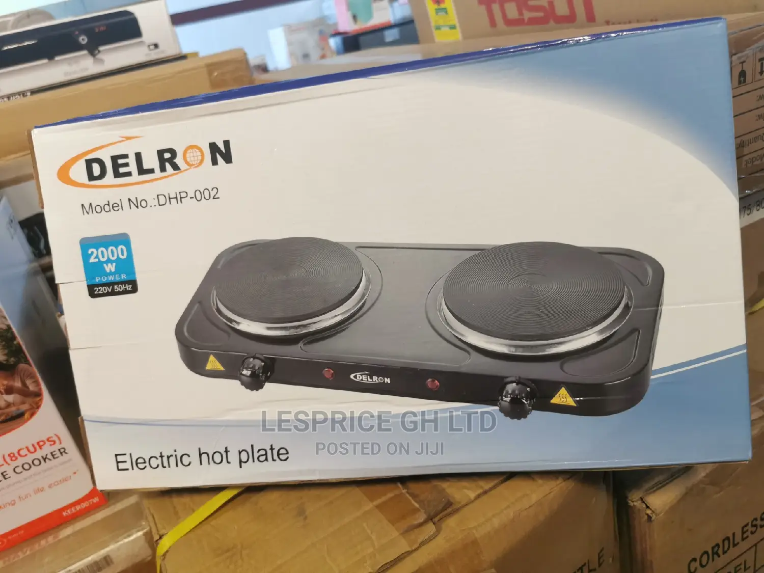 Delron DHP- 2 Burner Hot Plate – 2000W