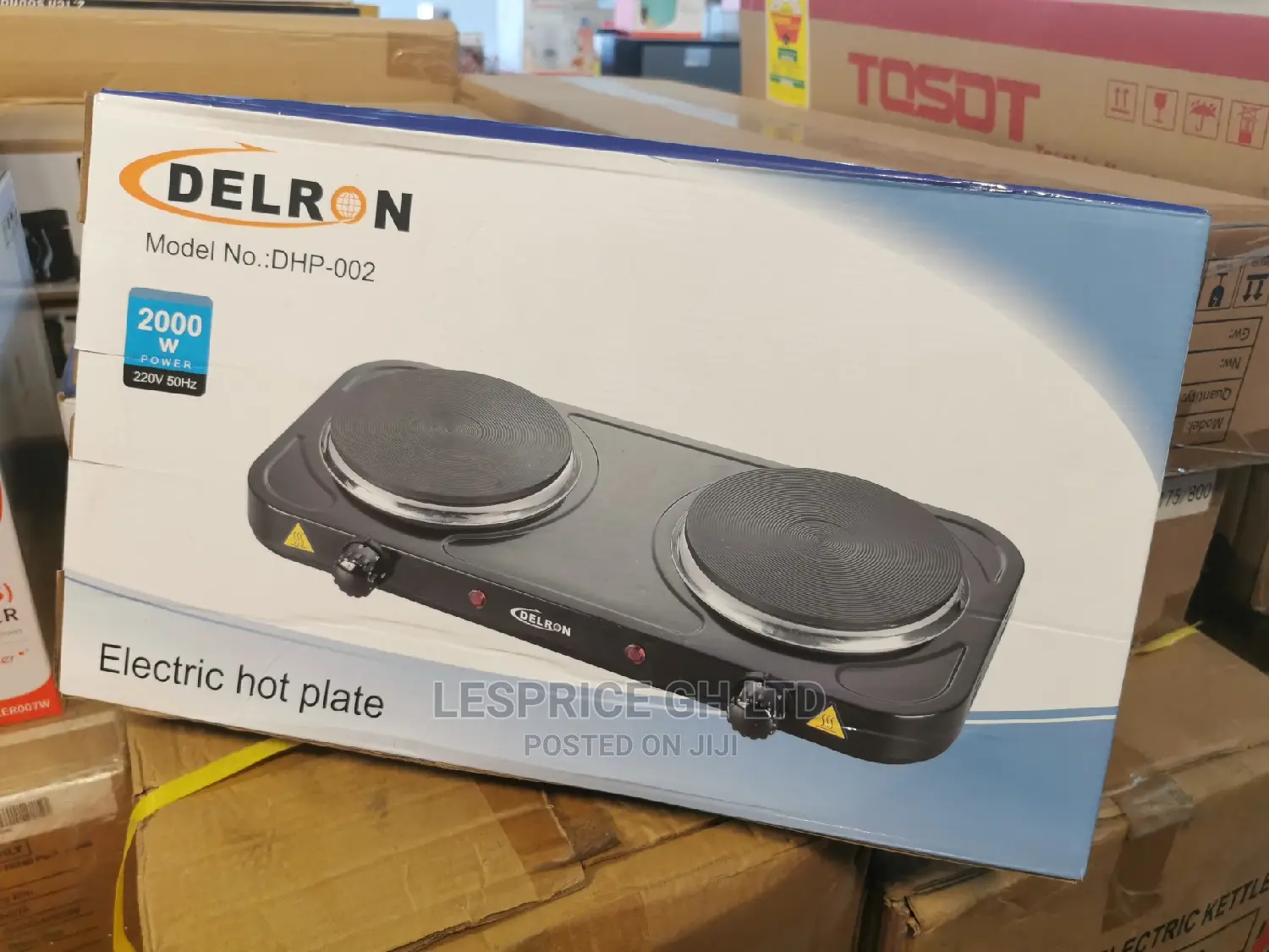 Delron DHP- 2 Burner Hot Plate – 2000W