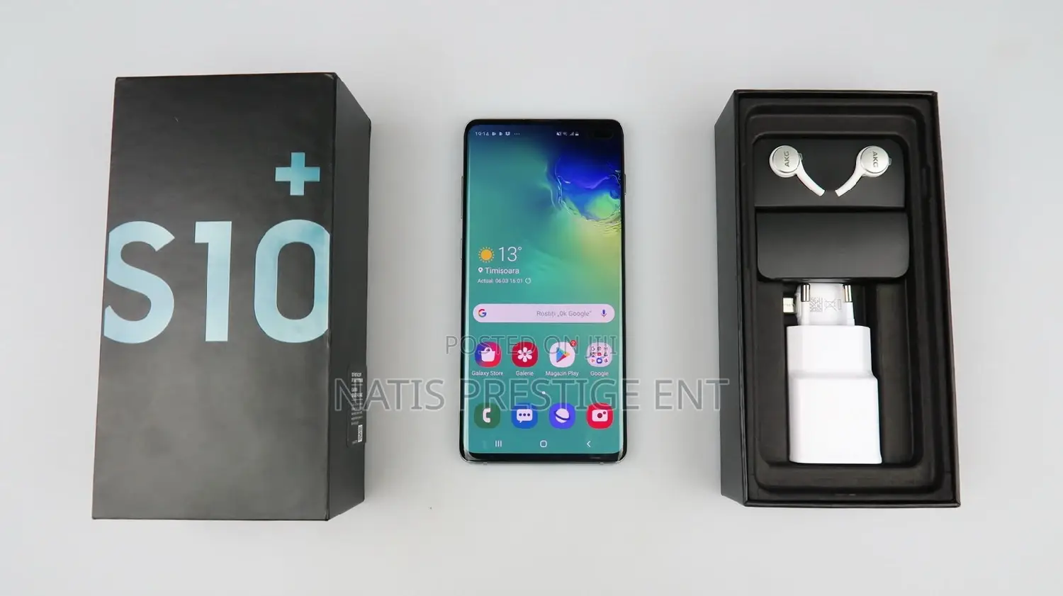 New Samsung Galaxy S10 Plus 128 GB Black