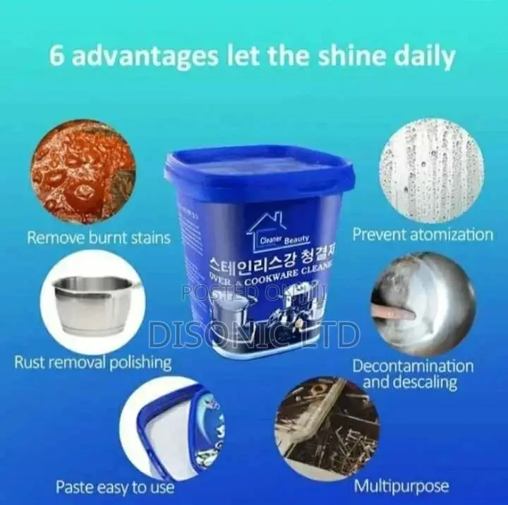 Anhydrous Cleaning Cream, Oven And Cookware Cleaner