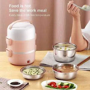 Multifunctional Cooking Lunch Box ( Pink Color Only)