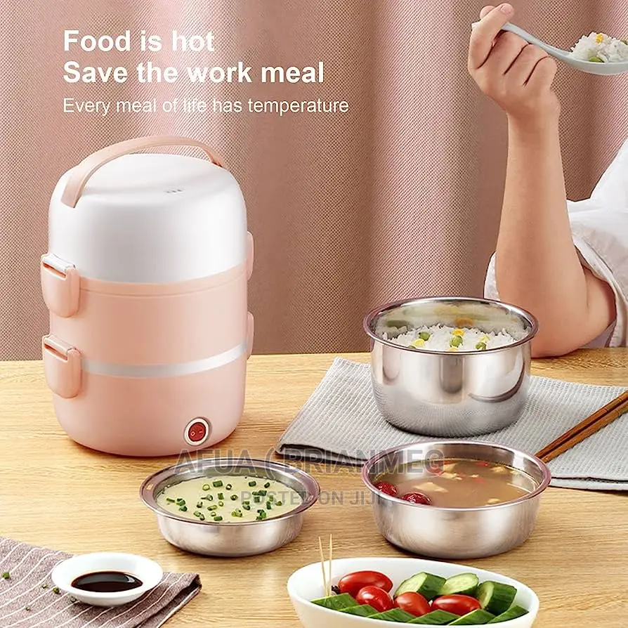 Multifunctional Cooking Lunch Box ( Pink Color Only)