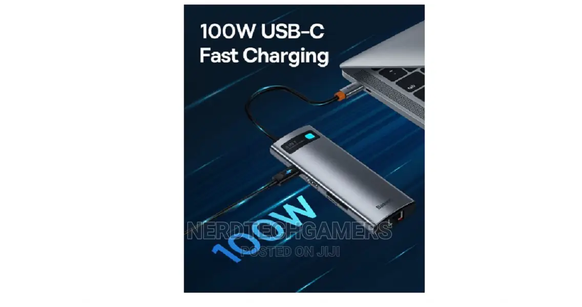 Baseus 8-in-1 Usb C Hub Docking Station, Usb C Adapter.