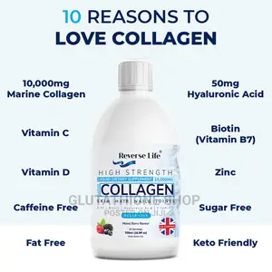Marine Collagen 10,000mg 500ml (100 Servings)