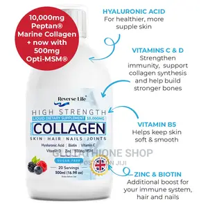 Marine Collagen 10,000mg 500ml (100 Servings)