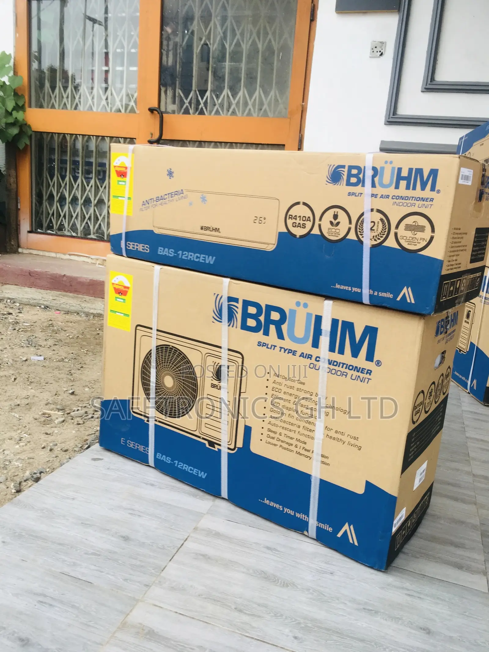 R410 Eco Gas 1.5hp Bruhm Airconditioner Split