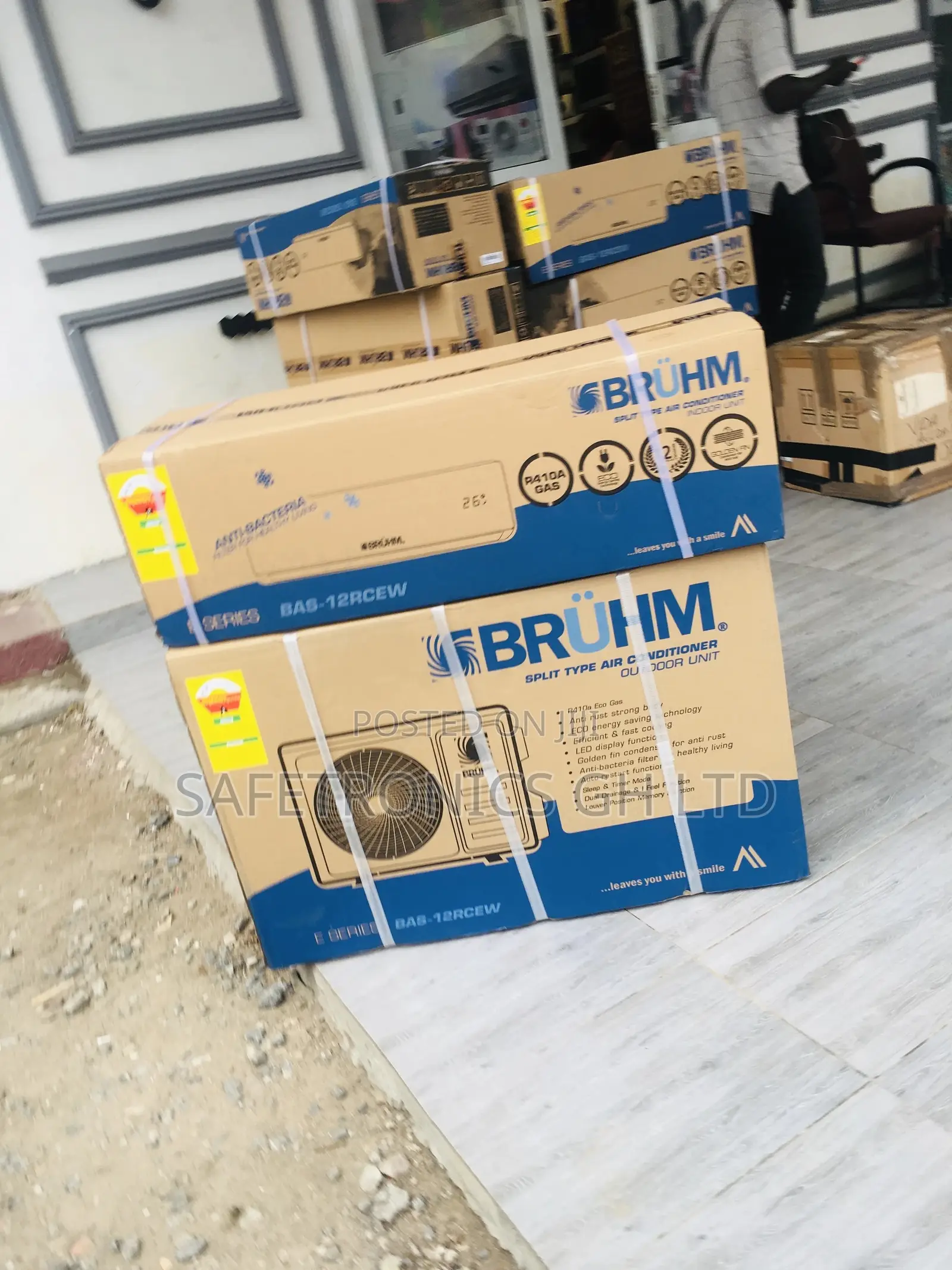 LED Display Bruhm Function R410 1.5hp Gas Airconditioner