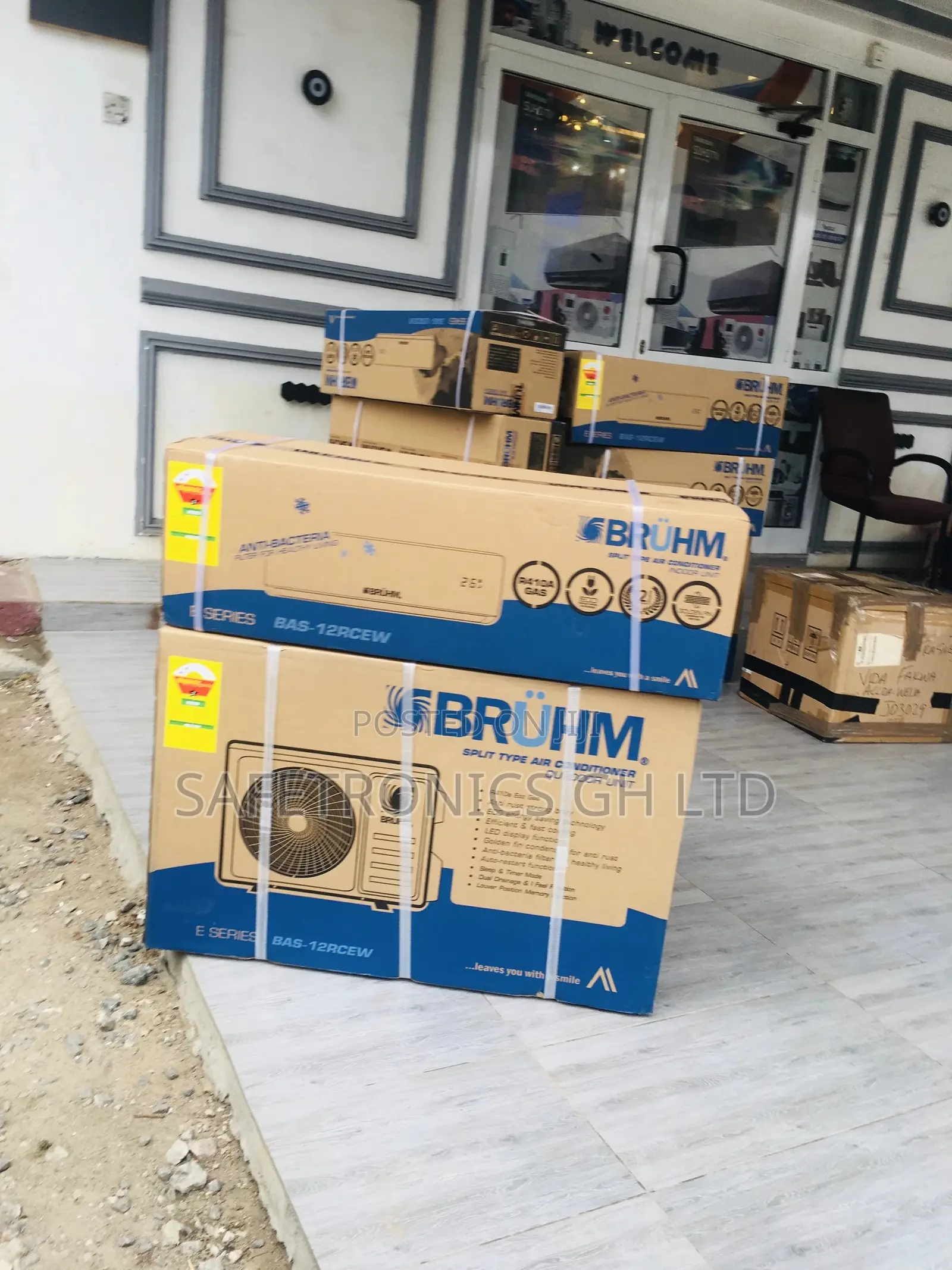 Timer Mode Split R410 Airconditioner Bruhm 1.5hp