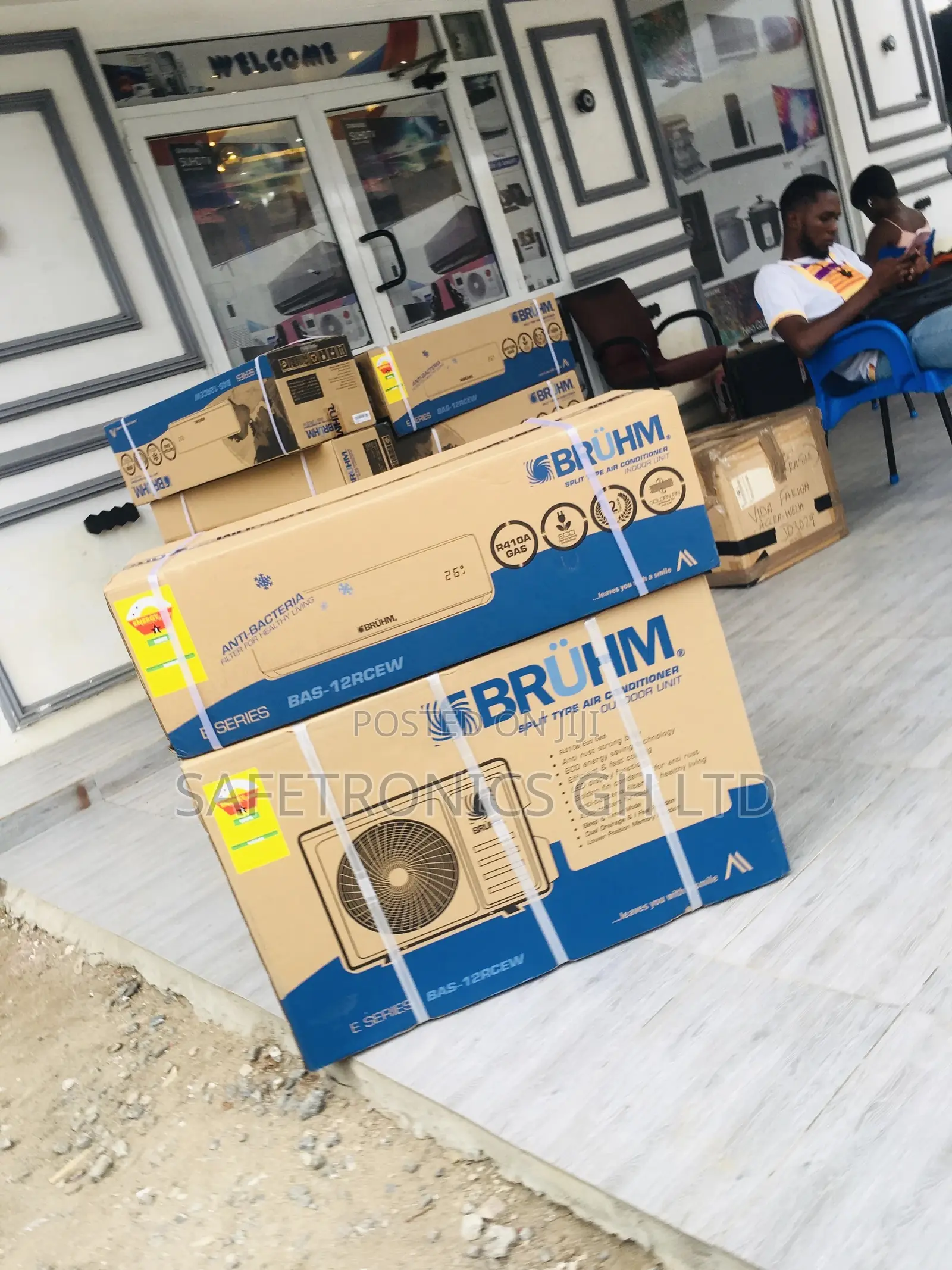 Bruhm 1.5hp Split Anti Rust Airconditioner R410 Gas