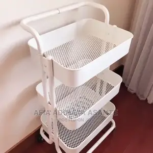 3 Teir Trolley Metal Kitchen Trolley/Rack