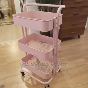3 Teir Trolley Metal Kitchen Trolley/Rack
