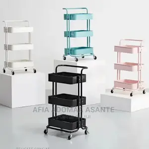 3 Teir Trolley Metal Kitchen Trolley/Rack