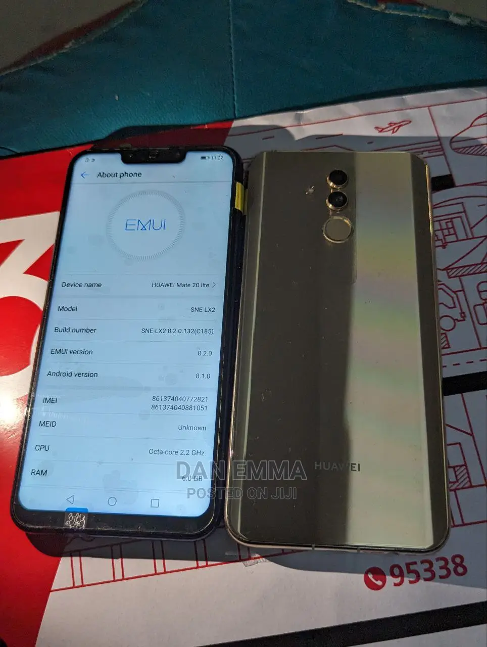 New Huawei Mate 20 Lite 64 GB Gold