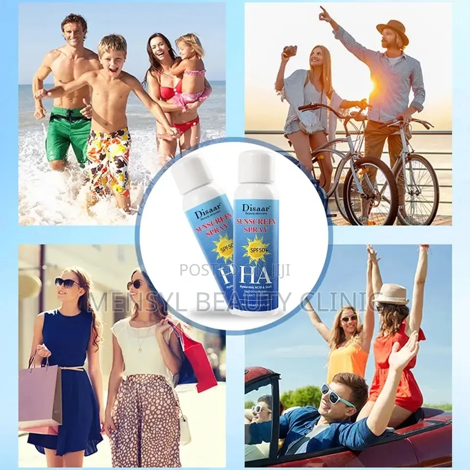 DISAAR Sunscreen Spray SPF50+ HA Hyaluronic Acid UVA/UVB 1