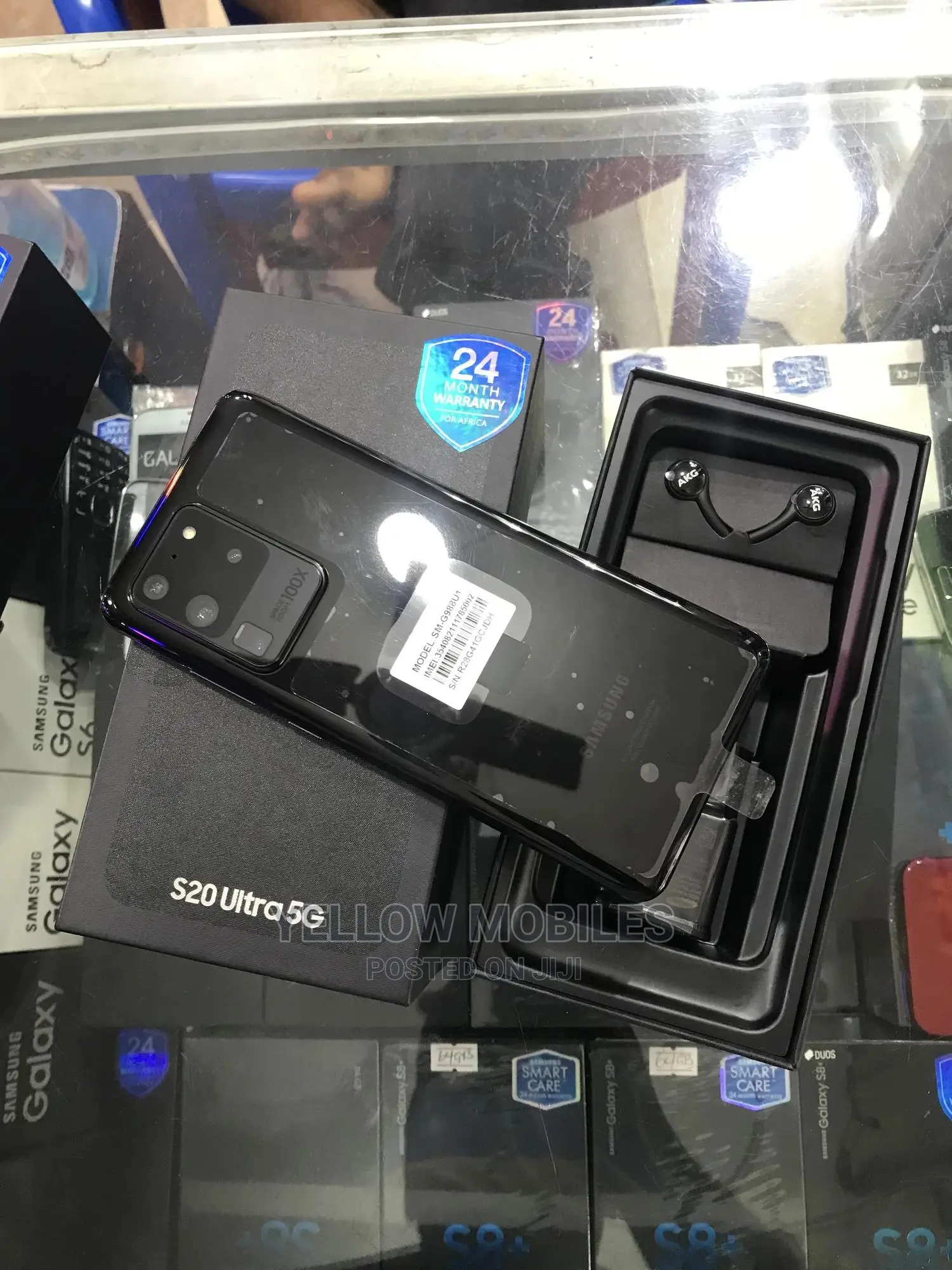 New Samsung Galaxy S20 Ultra 5G 128 GB Black