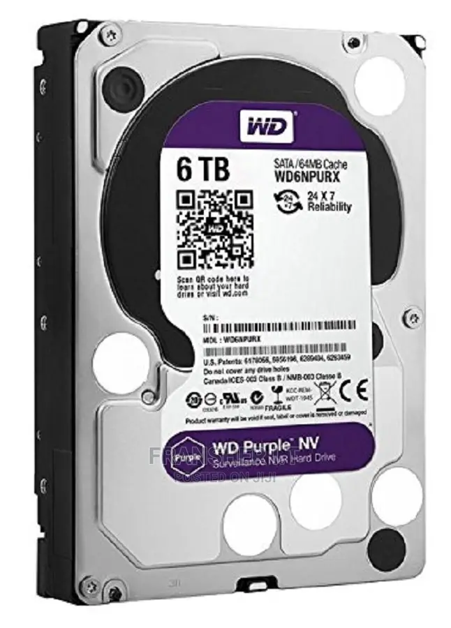 6tb 24/7 Security Sysetems WD Surveilance HDD 4 DVR/NVR Etc