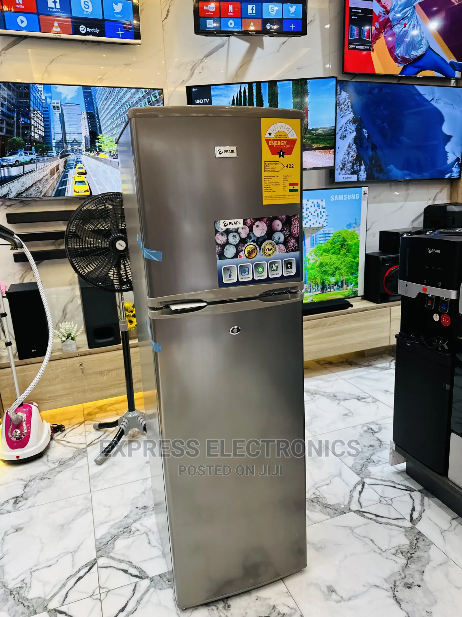 Top Freezer Double Door Pearl PCF-270 Fridge