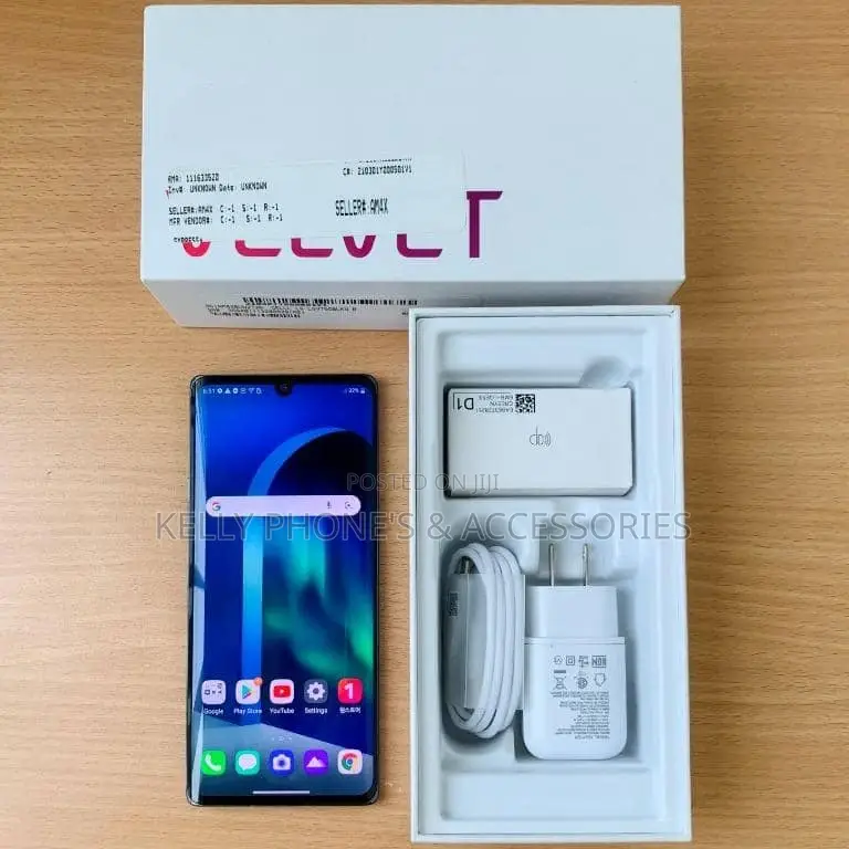 New LG Velvet 5G 128 GB Black
