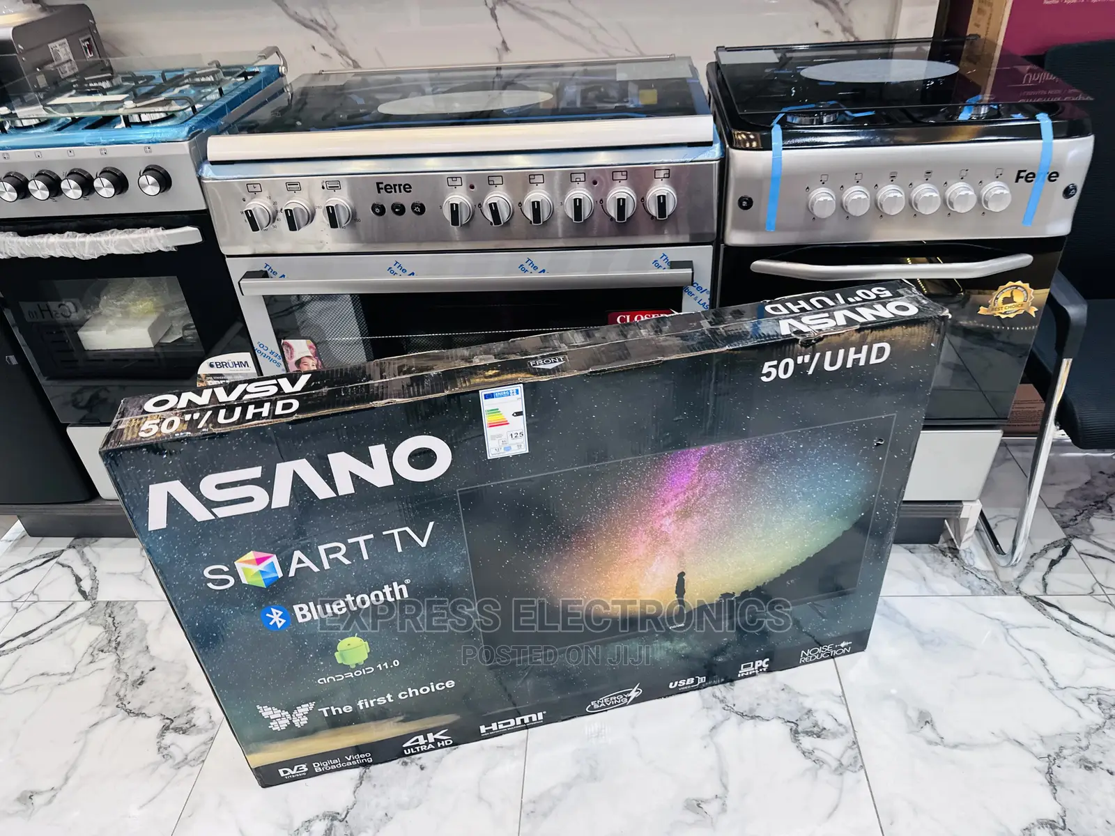 Asano 50”Uhd Smart Hub Glossary Display