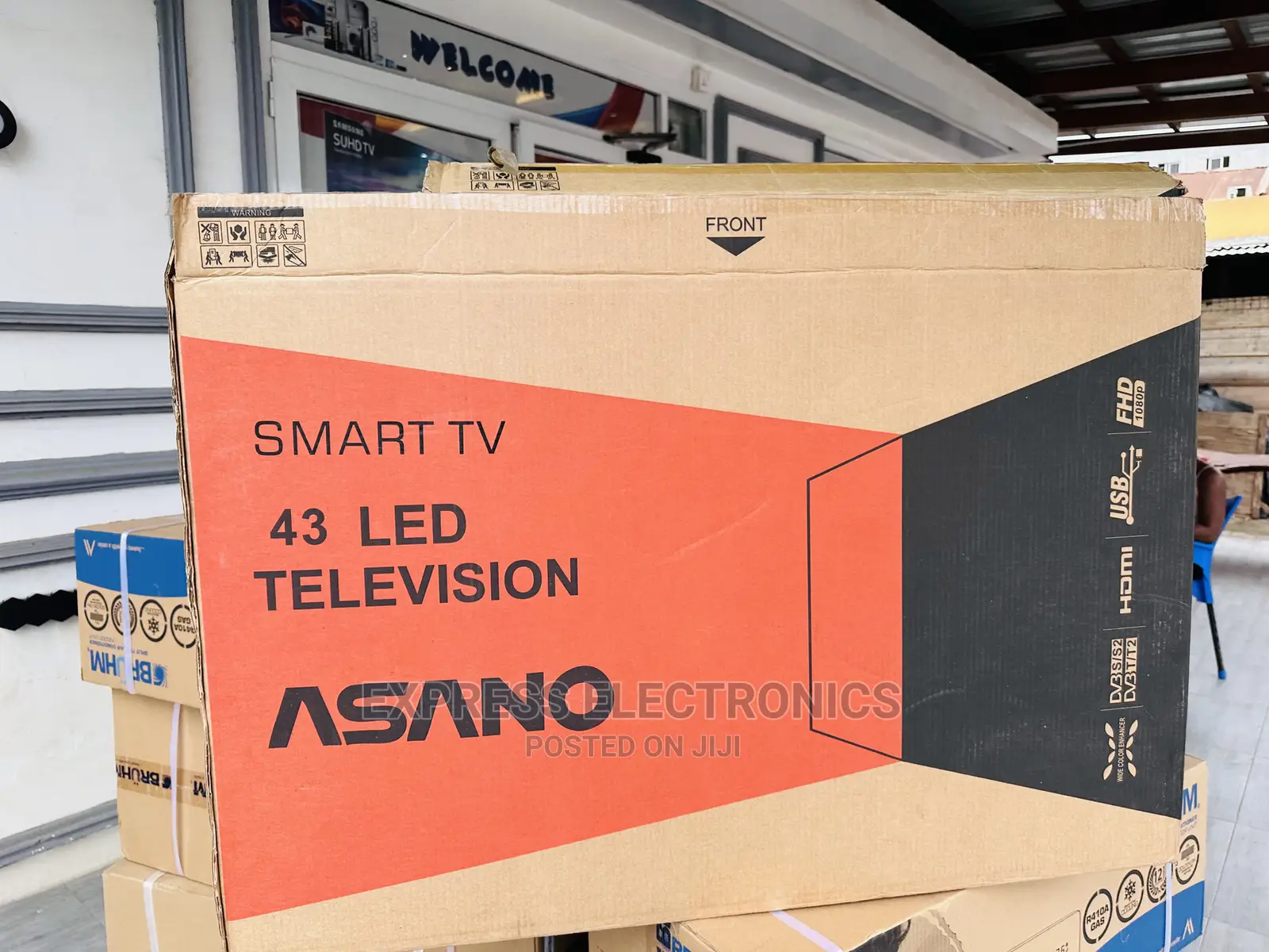 Perfect  New Asano 43” Android FHD Tv