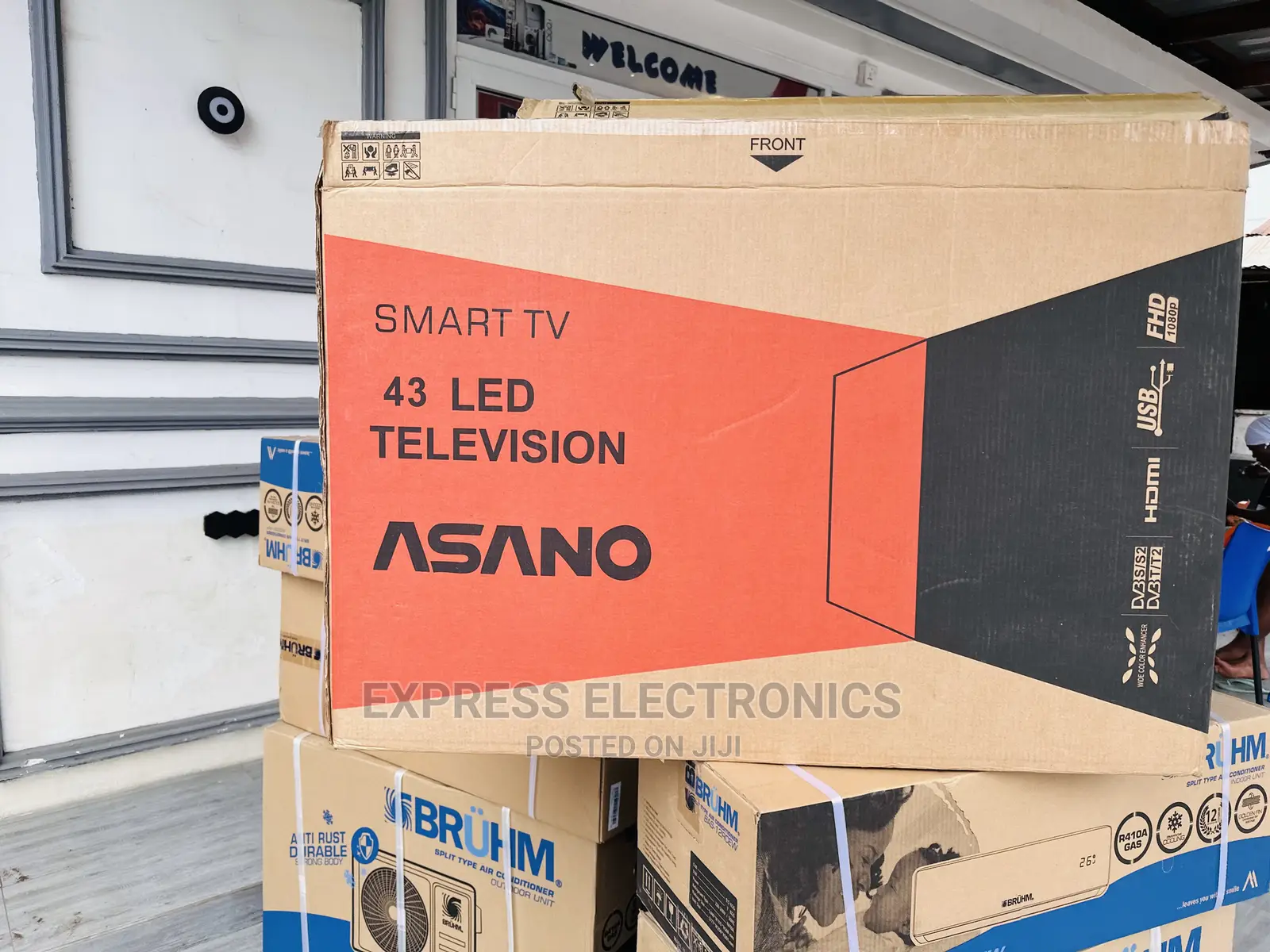 Perfect  New Asano 43” Android FHD Tv