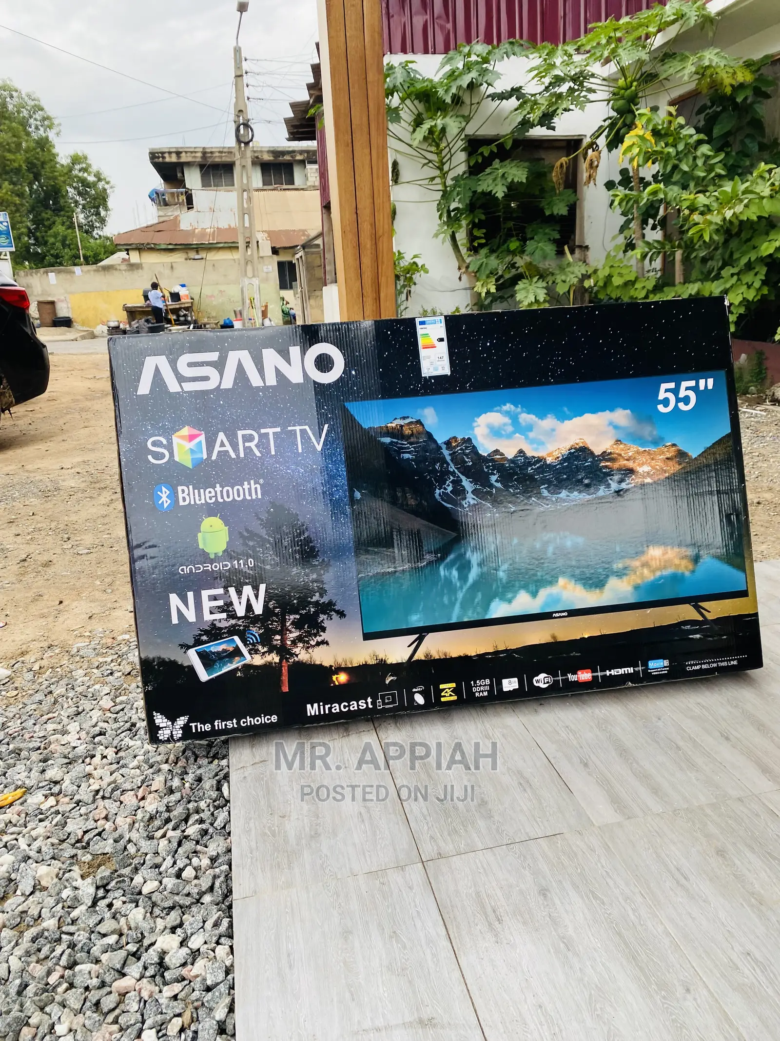Enjoy Great Content on Asano 55” Uhd Smart Tv(Black).