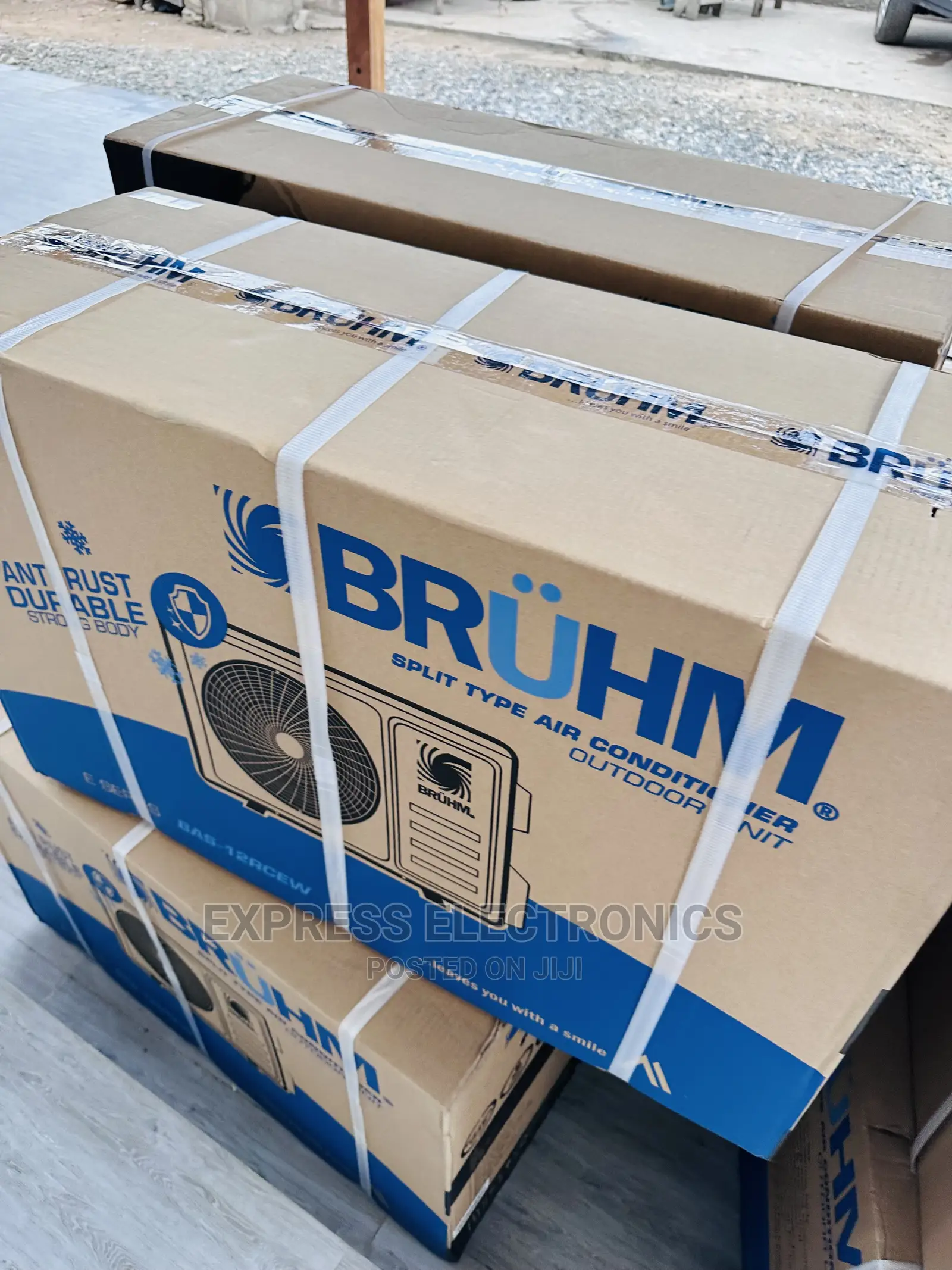 Bruhm Split Dual Compressor R410 Gas 1.5hp Ac White
