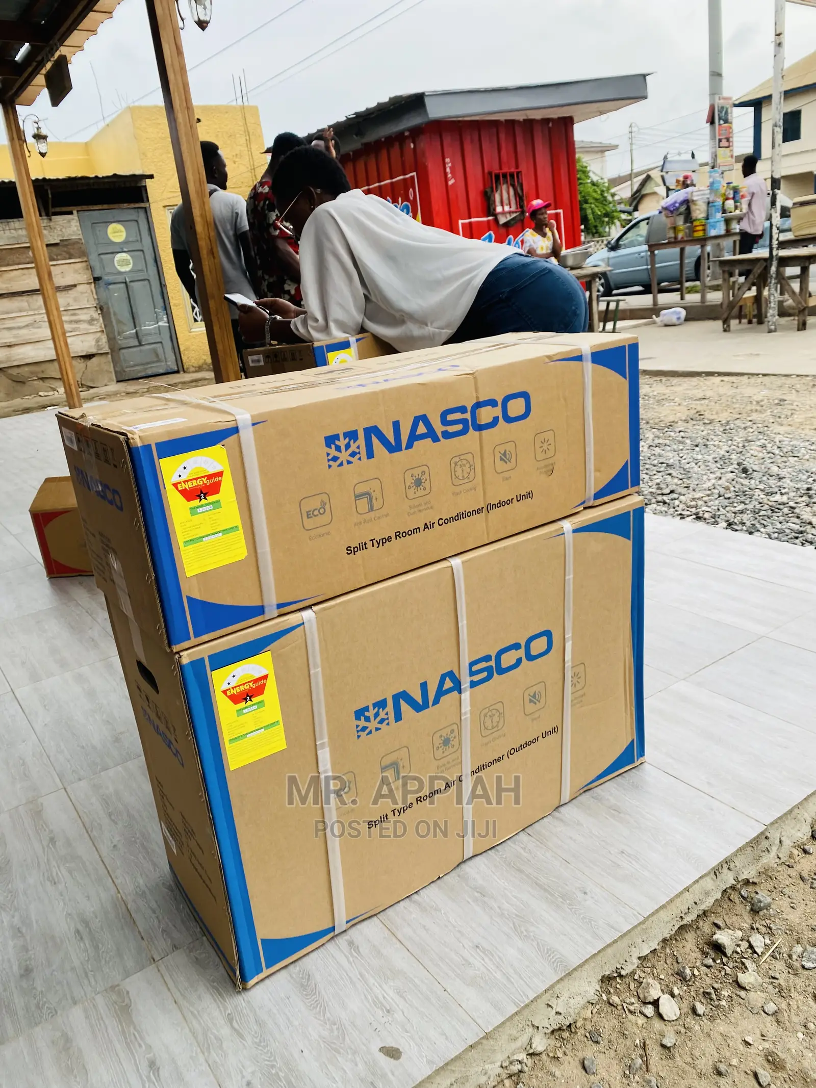 Nasco 2.0hp Airconditioner Works Faster,Farther Wider,White