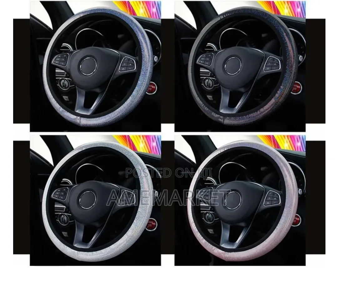 Flashing Crystal Steering Wheel Cover Fashion Design