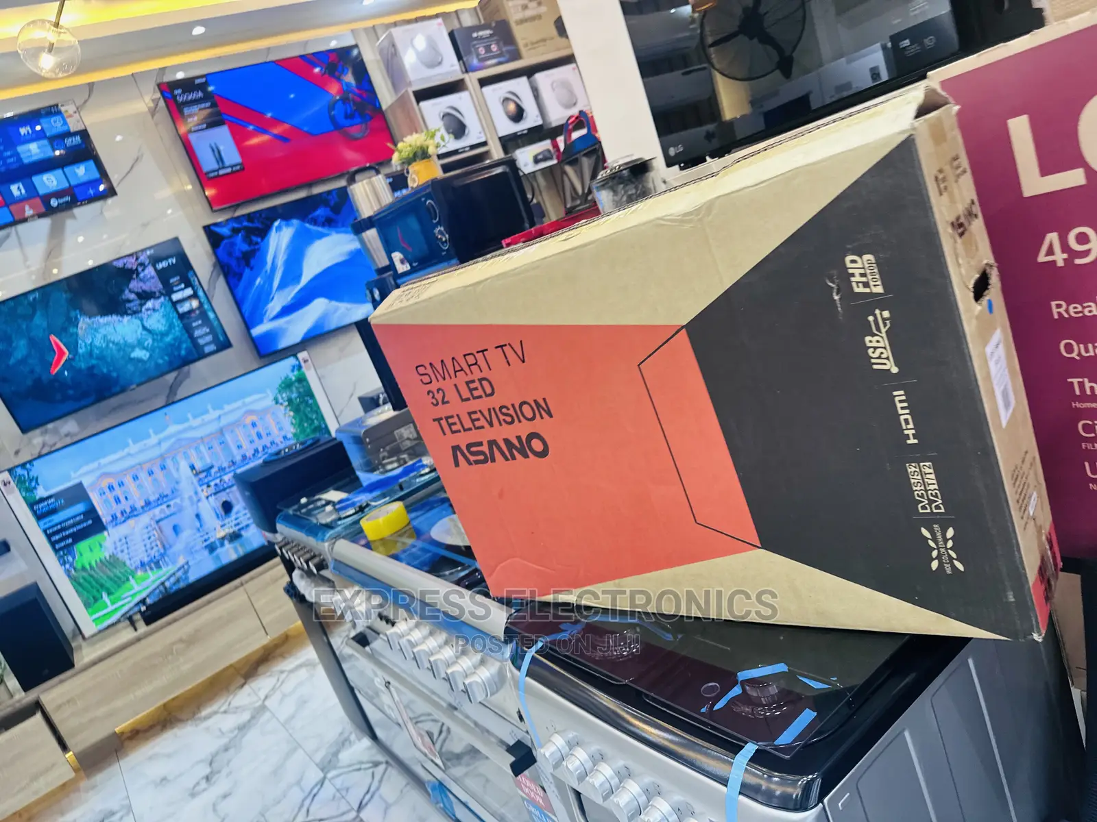 Realistic Shades and Hues Smart Android Asano 32” Tv