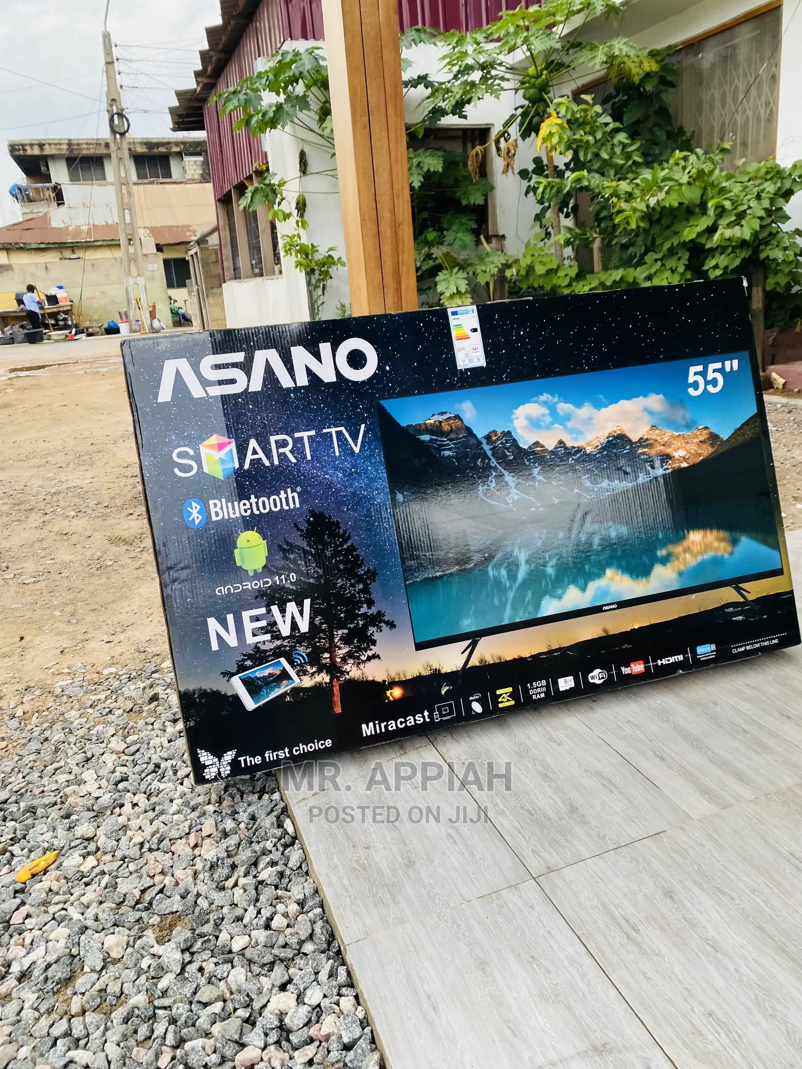 High Efficiency Asano 55” Ultra Hd Smart Led Tv,/;