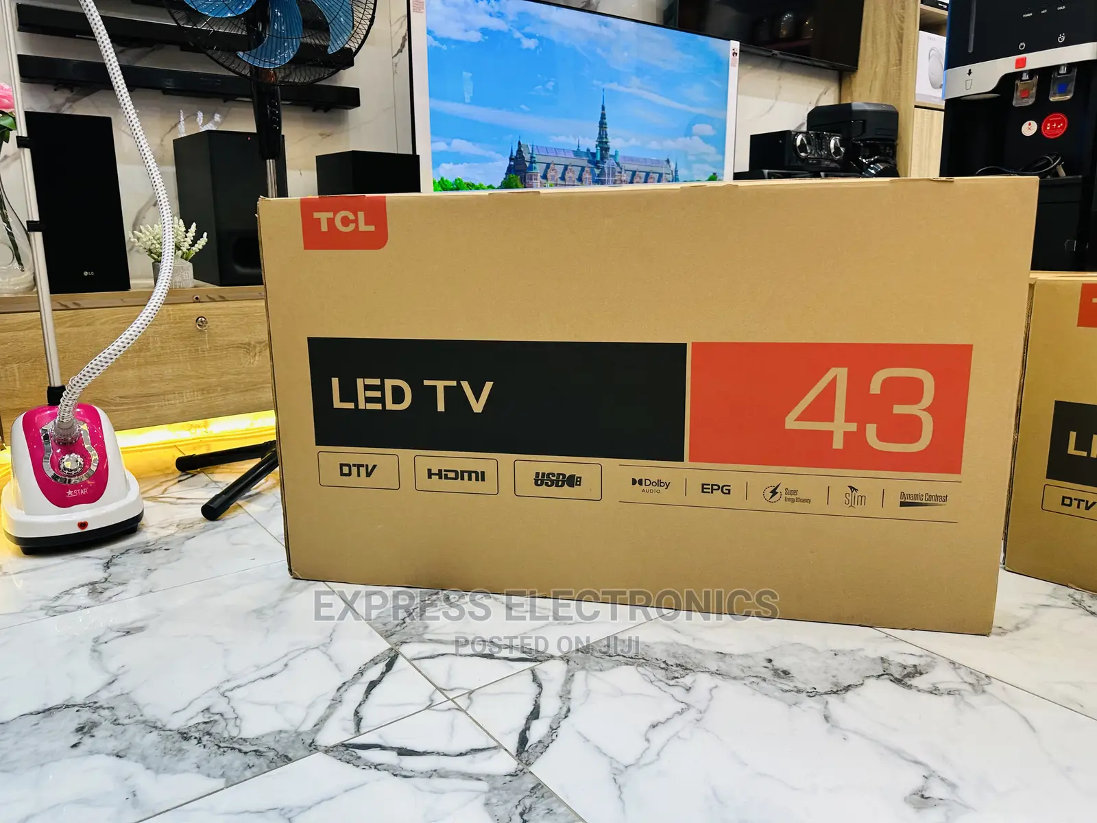 High Contrast FHD Display Satellite Digital 43”D3200 Tv