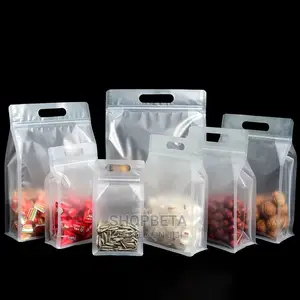 Frosted Flat Base Pouches