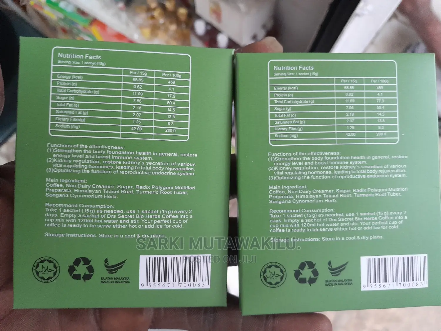 Bio Herbs Coffee.