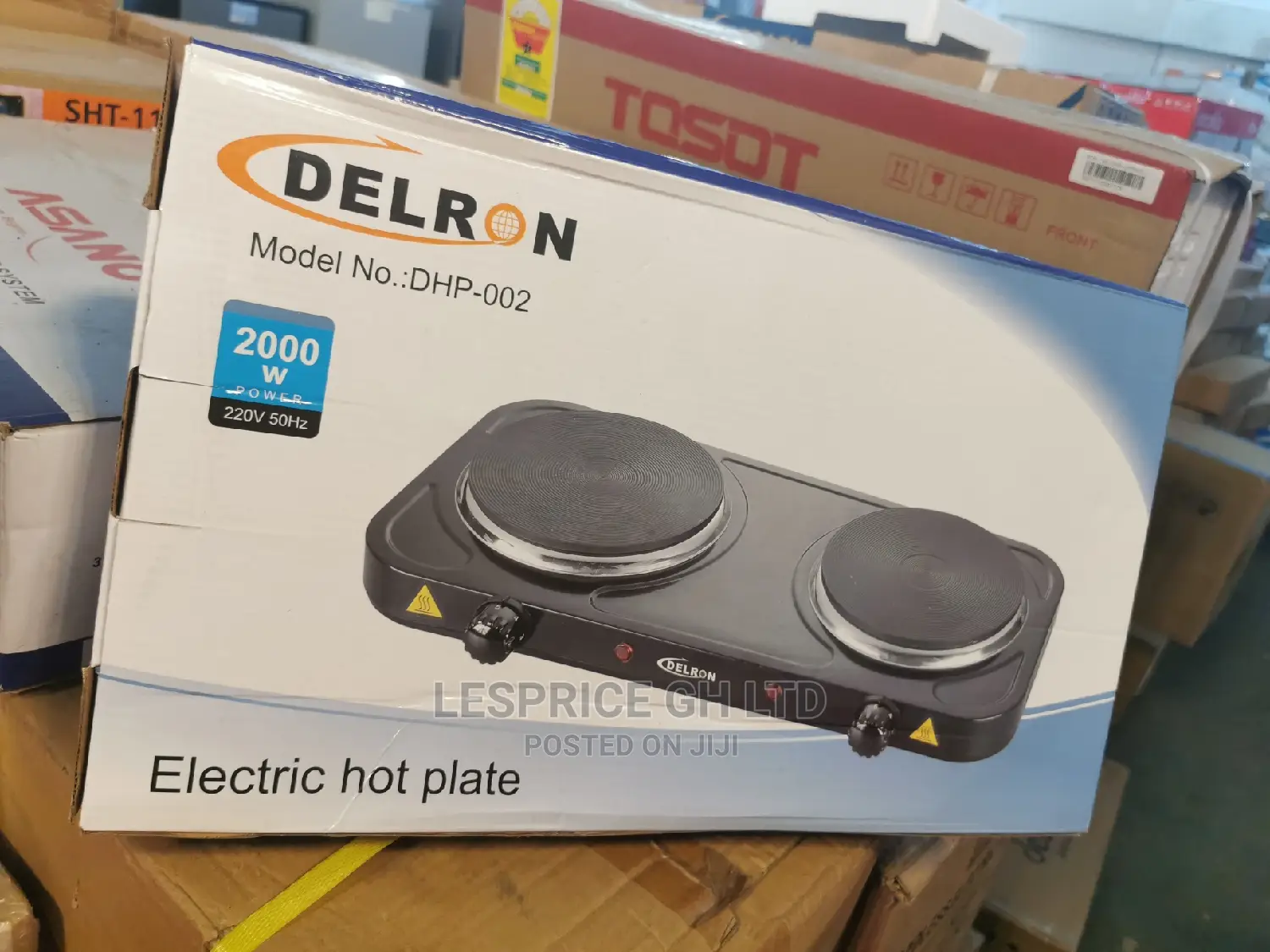 Delron DHP- 2 Burner Hot Plate – 2000W