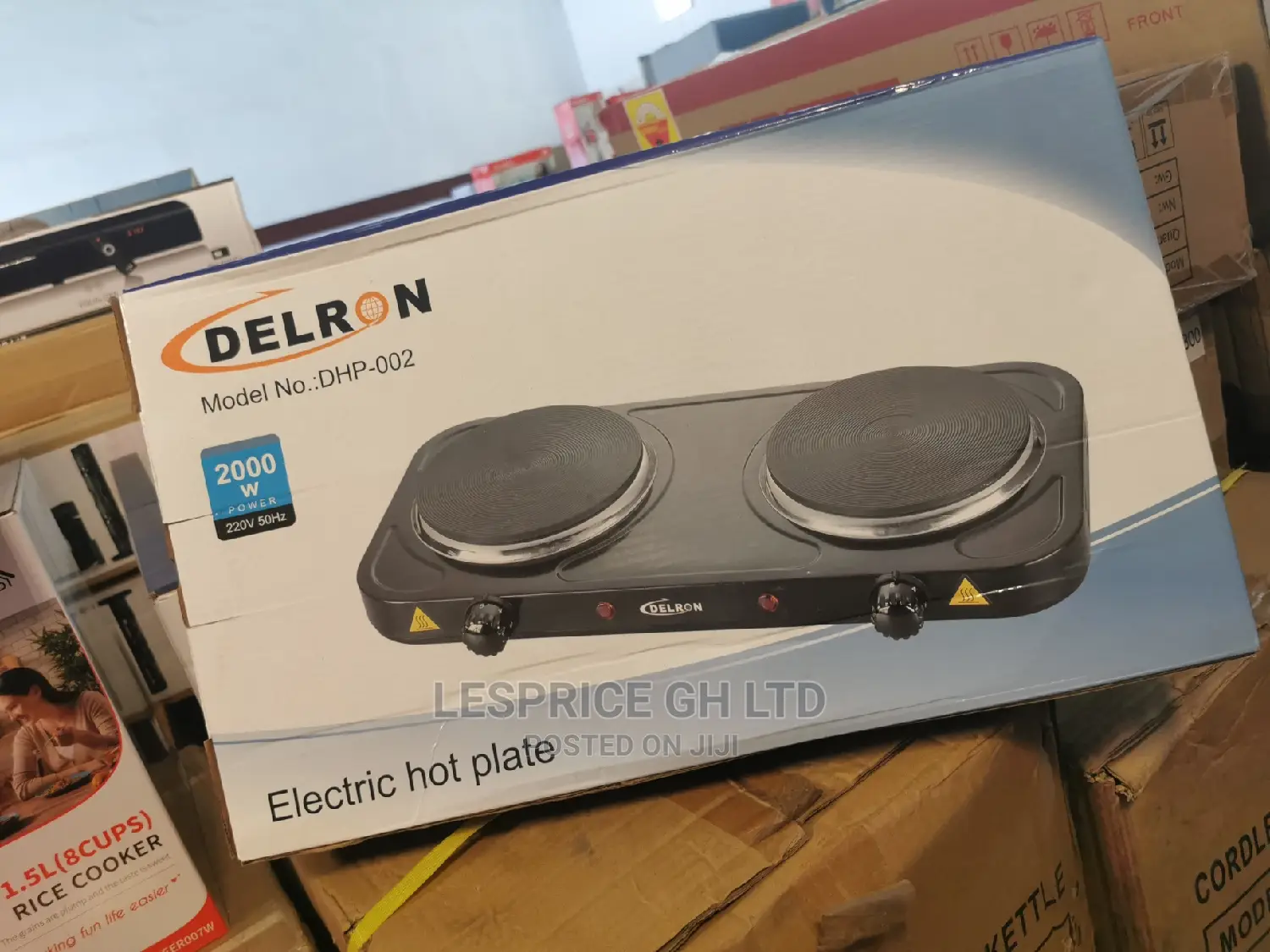 Delron DHP- 2 Burner Hot Plate – 2000W