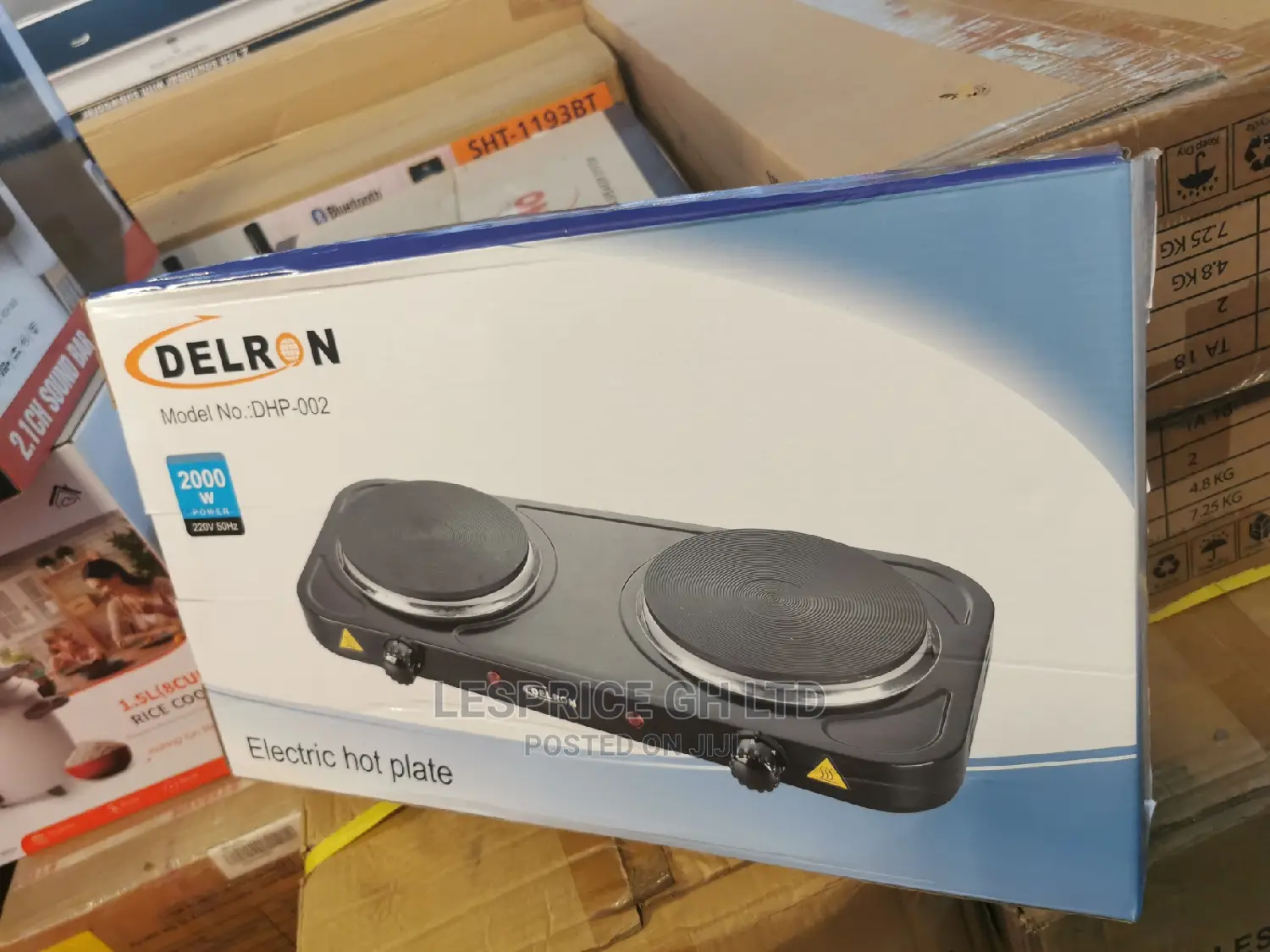 Delron DHP- 2 Burner Hot Plate – 2000W