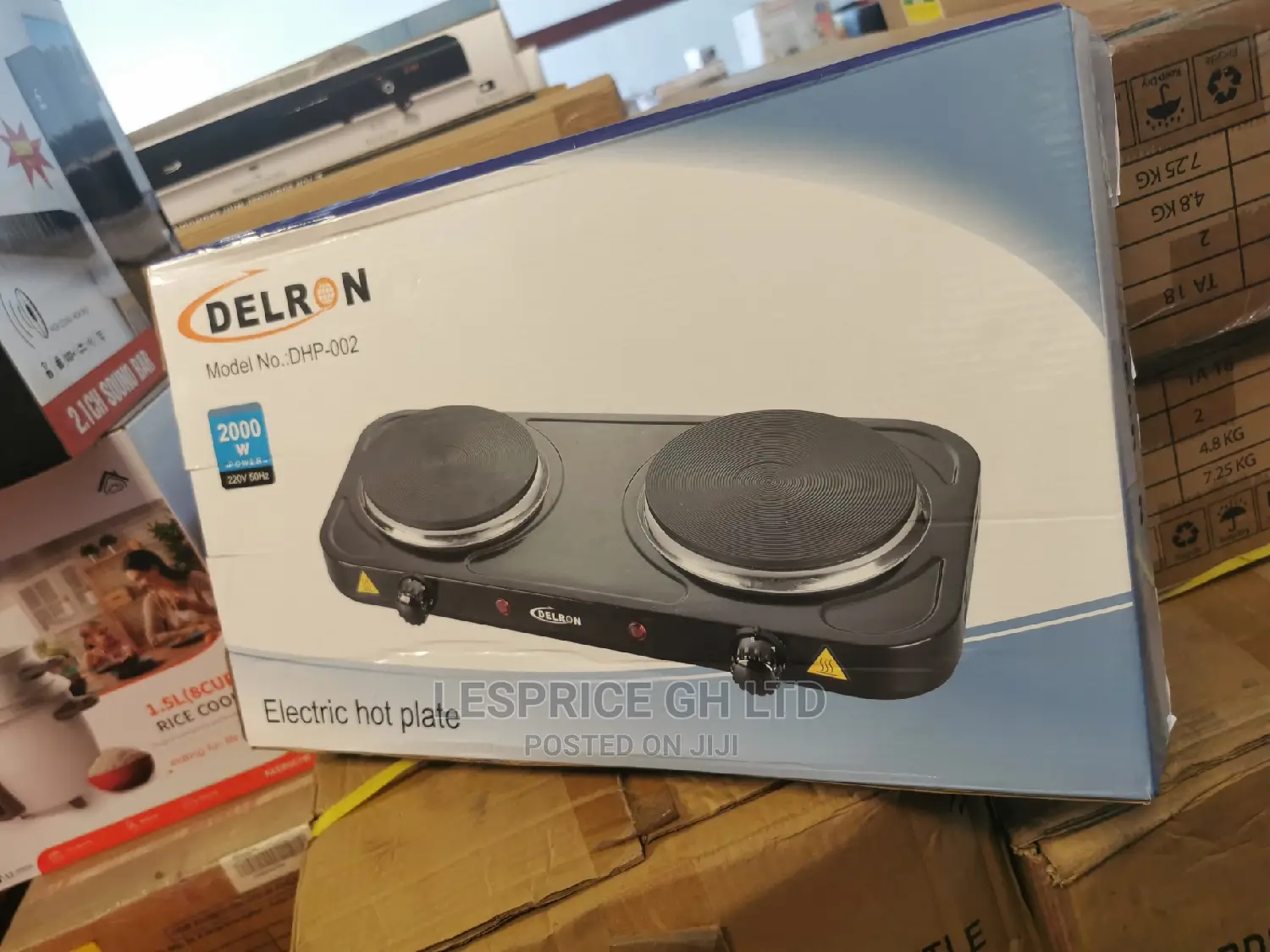 Delron DHP- 2 Burner Hot Plate – 2000W